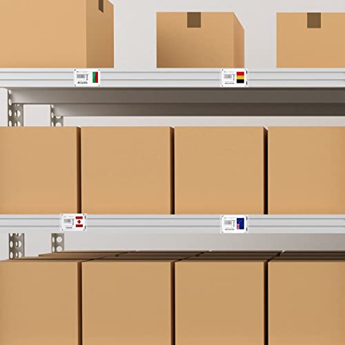 Ctosree Magnetic Label Holder Pallet Rack Sign, 6.3 x 4.3 Inches, 50 Pcs - size: 6.3 x 4.3 Inches