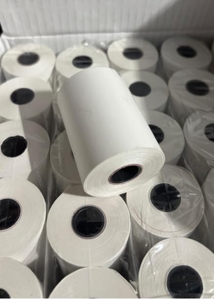 Generic Thermal Paper Rolls for POS Receipt, 2.25 x 85 Feet, 50 Count, Cash Register Paper for Square Reader, Credit Card Terminal