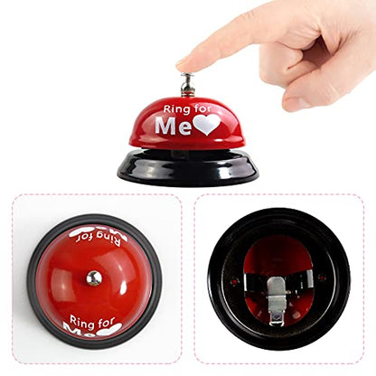 2 Packs Hand Bell Service Bell Ring Bells Desk Bells Handbells