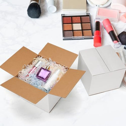 40 Pack Small Shipping Boxes 7X7X6 Inches - size: 7x7x6