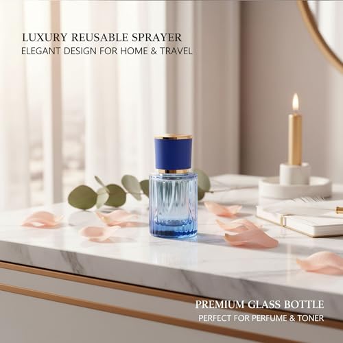 DAYUMKOU 6 Pack Empty Perfume Glass Bottle, 30ml - size: 6pcs