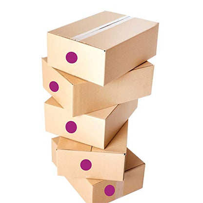PARLAIM 1 Inch Round Permanent Adhesive Color-Code Dot Stickers,1000 per Roll dots Label Dispenser Box,Purple Circle Stickers Label - color: Purple, size: 1 Roll-1000 Pack
