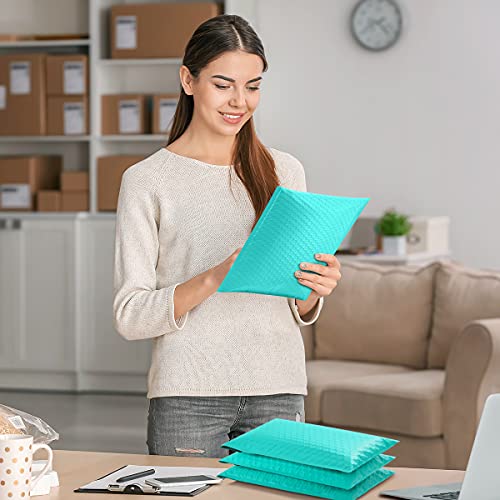 UCGOU Bubble Mailers 7.25x12" 40 Pack Usable Size 7.25x11" Teal Bubble Bags - color: Teal, size: 7.25x12" 40PC