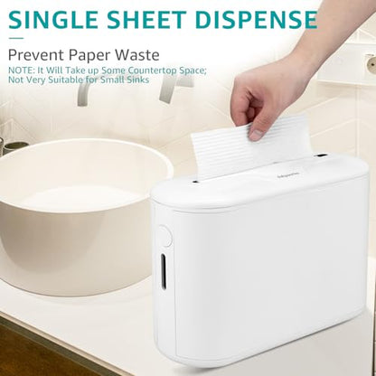 Multifold Paper Towel Dispenser Countertop, White - color: White