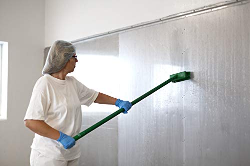 Vikan 70425 Compact Wall/Deck Scrub, Hard 8.858" White