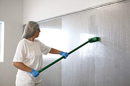 Vikan 70425 Compact Wall/Deck Scrub, Hard 8.858" White
