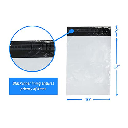 Reli. Poly Mailers 10x13" | 220 Count | White
