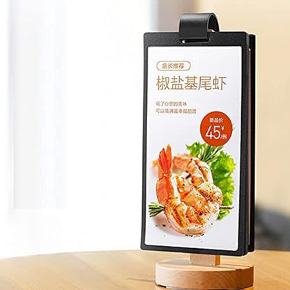 Multi-Page flip Sign Holder (100*200mm/3.94×7.87 inches) - color: 100*200mm/3.94×7.87 inches
