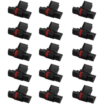 Compatible Ribbon Replacement for Casio hr-100tm Calculator Ink Ribbon Compatible with Casio HR-100TM HR-150TM HR-170RC Canon P23-dhv CP13 Sharp EL-1801V, Individually Sealed, B/R (15-Pack) - size: 15-Pack