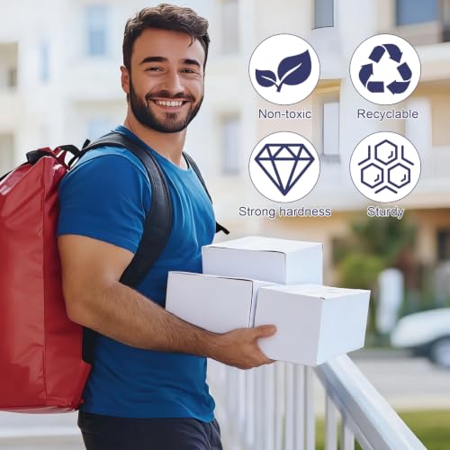 40 Pack 8x6x6 Inches Small Shipping Boxes, White Corrugated Cardboard Box for Packaging Small Business, Mailing and Moving - size: 40 Pack 8x6x6 Inches