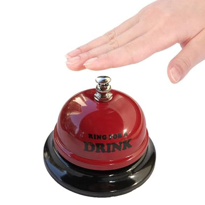 Cute Desk/Kitchen/Bar Counter Top Service Call Bell Ring - color: Red