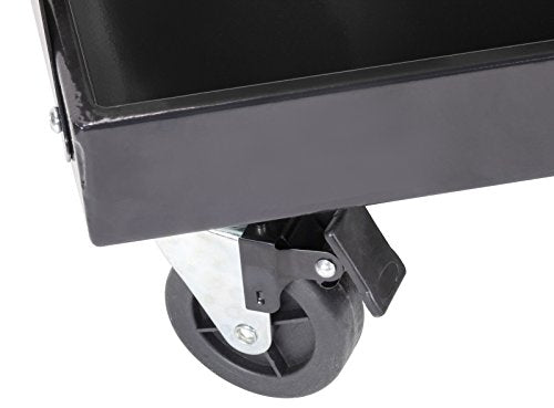 TLPB05 90 Parts Bin Shelving Storage Organizer with Locking Wheels for Shop Garage and Home