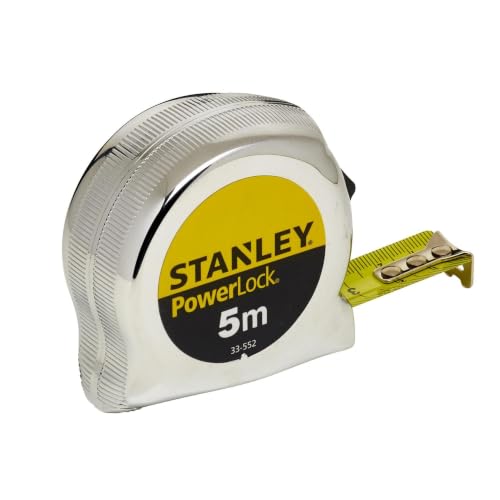 STANLEY 5m Powerlock Tape Measure, Metric, 0-33-552 - size: 5 m