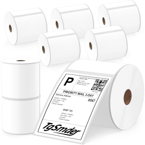 4"x6" 8-Roll 450 PCS 3-Proof Thermal Labels for ZP450/505, 1" core - size: 4" x 6" - 8 Rolls ( 3600 labels ）
