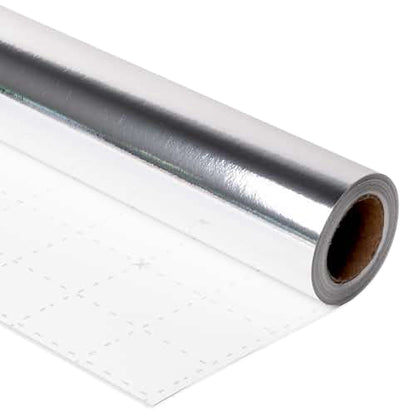 Vnaeem Silver Wrapping Paper Roll - 17 Inch X 33 Feet - Solid Color Matte Gift Wrap for Birthday, Christmas, Holiday, BabyShower, New Year, Party, Celebration - color: Sliver