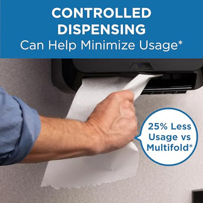 Pacific Blue Ultra 8" High-Capacity Automated Touchless Paper Towel Dispenser by GP PRO (Georgia-Pacific); Black; 59590; 12.9" W x 9" D x 16" H; 1 Dispenser - style: Automated dispenser