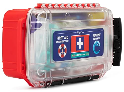 Marine Waterproof First Aid Kit for Boat, Kayak, Sailing & Beach