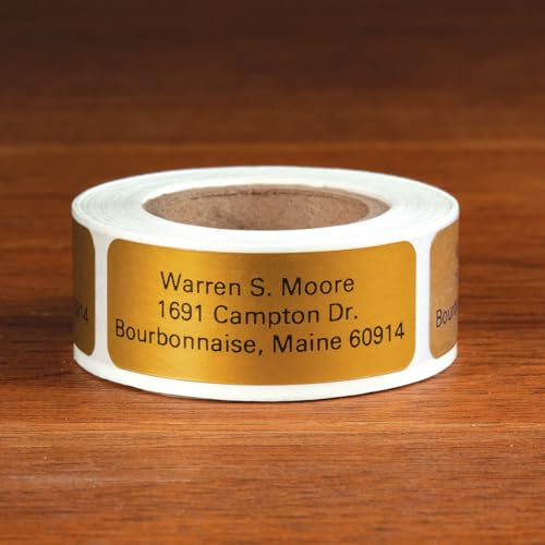 Custom Self-Stick Address Labels 200 - Gold - color: Gold