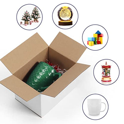 40 Pack Small Shipping Boxes 7x5x5 Inches - size: 7x5x5