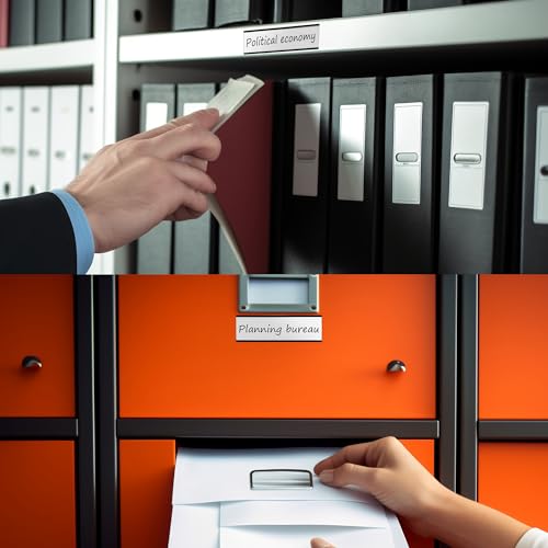 Realth Magnetic Label Holders 2'' x 3'' 50 Pack File Cabinet Labels - size: 2'' x 3'', style: 50 Pack