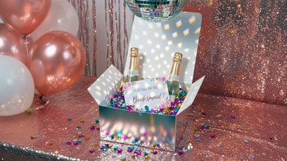 Metallic Silver Gift Boxes 25 pcs 8x8x4 for Various Gift-Giving Purposes - size: 1 Count (Pack of 25)