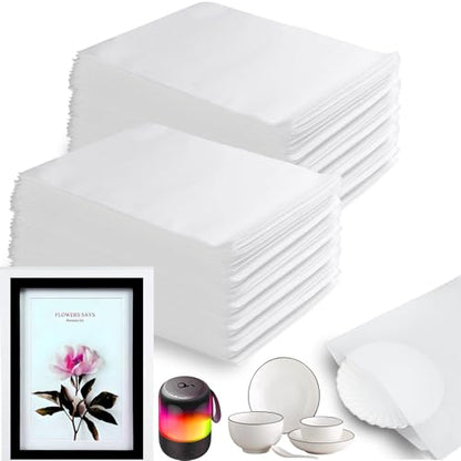Cushion Foam Wrap Pouches for Moving(100 Pack 8"x12'') - size: 8"X 12" 100PCS