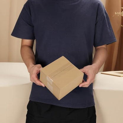 CRUGLA 40 Packs 6x6x4 Shipping Boxes, Brown Mailing Boxes - size: 6x6x4 Inch