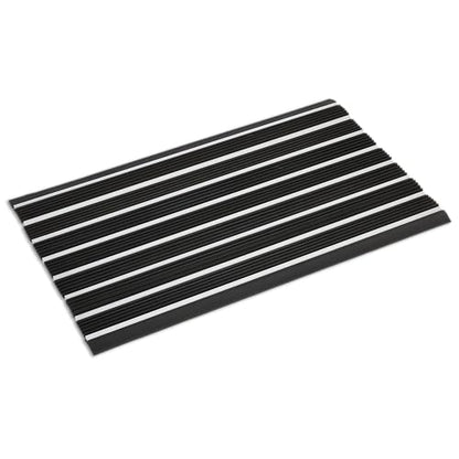 Ecomills Alumat Aluminum Doormat, 22.8" x 35.8", Black - size: 1'11" x 2'11" (Rectangular)