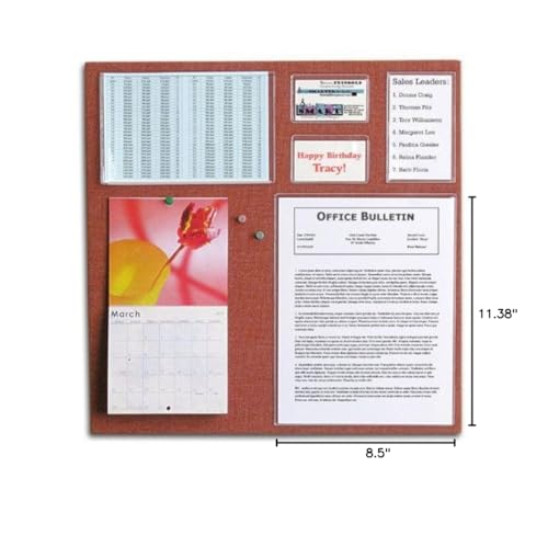 StoreSMART® - 8.5" x 11" Peel & Stick Letter Size Pocket - Crystal-Clear, Archival, Polypropylene Plastic - 25-Pack - TL10308-25 - size: 25-Pack