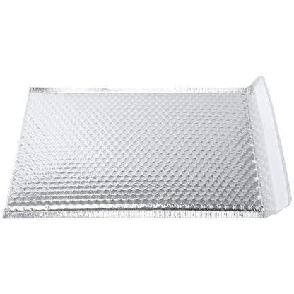 30 PCS 11.4 x 14 Inch Bubble Mailers, Silver Padded Mailing Envelopes, Practical Self Seal Aluminum Film Shipping Envelopes for Packing, Mailing - color: Silver