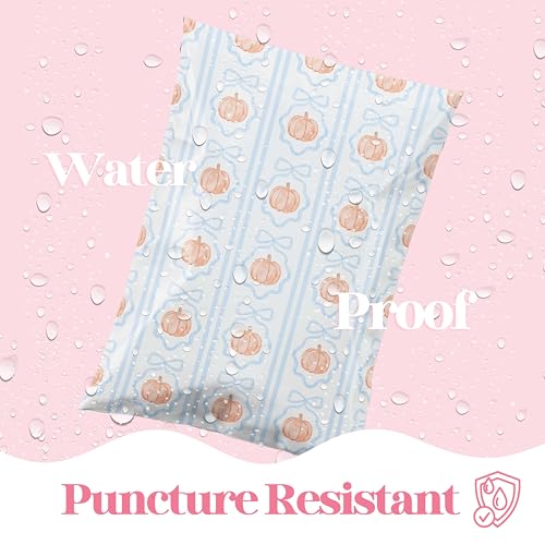 Pretty Package Store Poly Mailers 10x13, Blue Pumpkin, 100 Pack - color: Blue Pumpkins, size: 10x13
