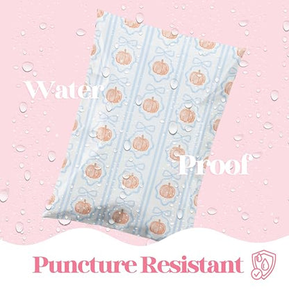 Pretty Package Store Poly Mailers 6x9, Blue Pumpkin, 100 Pack - color: Blue Pumpkins, size: 6x9