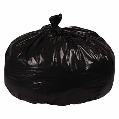 Boardwalk BWK522 Super Extra-Heavy Repro Can Liner, 43" x47", 1.6 Mil, 56 gal, Black, 25 Bags per Roll (Pack of 4 Rolls)