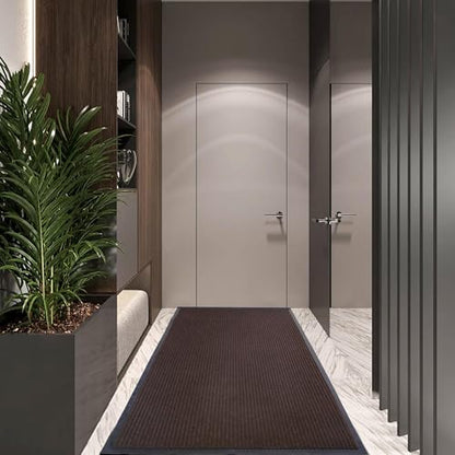 uyoyous Front Door Mat 3' X 10' Commercial Floor Mats Doormats Brown - color: Brown
