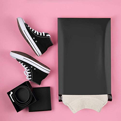 UCGOU Large Poly Mailers 14.5x19 Inch Black 100 Pack Plastic Shipping Bags - color: Black, size: 14.5x19" 100PC