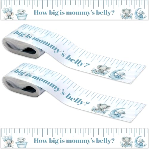 Coume 2 Rolls Baby Shower Measuring Tape 2 Inch x 150 Feet, Elephant - style: Elephant