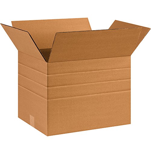 Tape Logic Shipping Boxes Multi-Depth 16"L x 12"W x 12"H, 25-Pack | Corrugated Cardboard Box for Packing, Moving and Storage - size: 16 x 12 x 12"