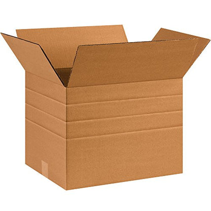 Tape Logic Shipping Boxes Multi-Depth 16"L x 12"W x 12"H, 25-Pack | Corrugated Cardboard Box for Packing, Moving and Storage - size: 16 x 12 x 12"