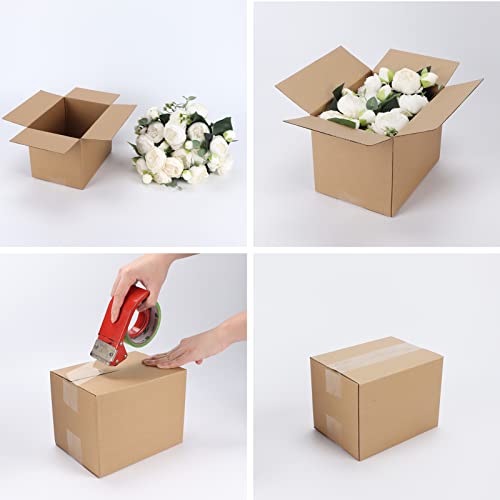 CRUGLA 40 Packs 8x6x6 Shipping Boxes Cardboard Boxes Shipping Box for Business Packaging Thin Box - size: 8x6x6 Inch