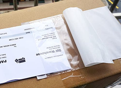 BEUYI Premium 6''x10'' Packing List Envelope, Tailored Size for Letter-size Paper Folded in Half, Adhesive Shipping Label Pouch/Sleeve (50 pack) - size: 6''x10''／50 pack