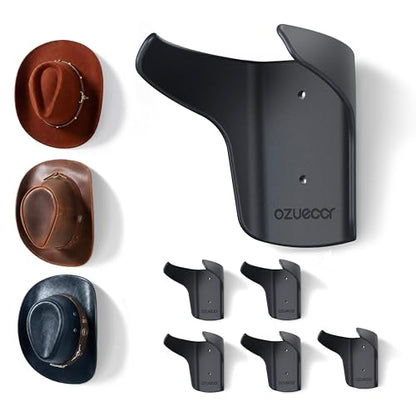 Ozueccr Cowboy Hat Rack for Wall, 6 Pack - size: 6 Pack