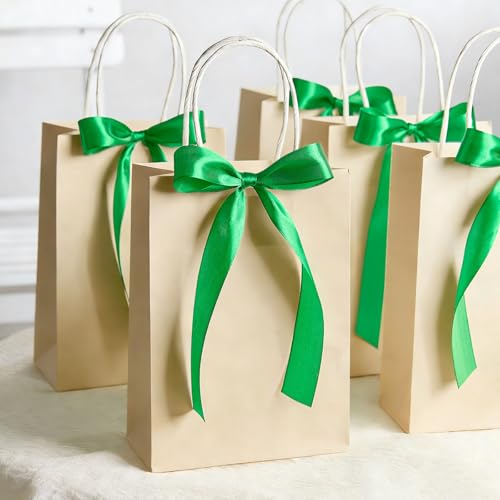 Green Satin Ribbon 1 Inch x 100 Yards - color: Green