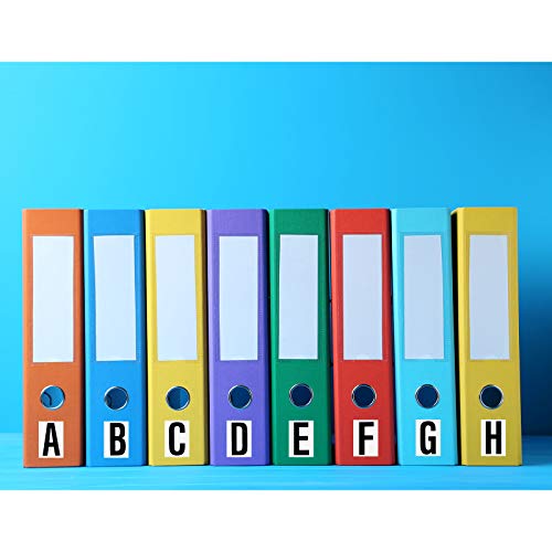 Zonon 8 Sheets Mailbox Numbers Letters Stickers,1 Inch,Black in White - color: Black in White, size: 1 Inch