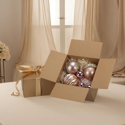CRUGLA 40 Packs 7x7x5 Shipping Boxes, Brown Mailing Boxes - size: 7x7x5 Inch