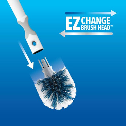 Unger Toilet Brush Replacement Heads, 2 Pack, Bathroom Cleaning Supplies, Hygienic and Durable Scrubber with Non-Scratch Bristles, Scrub Hard-to-Reach Areas - style: Toilet Brush Replacement Heads, 2-pack