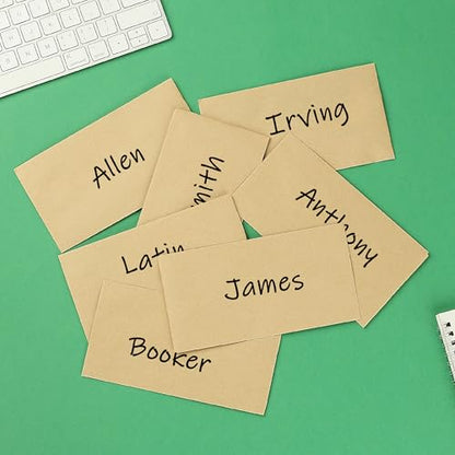Mr. Pen- Money Envelopes for Cash Bulk, 6.5" x 3.5", 200 Pack, Kraft Paper - color: Brown, size: 200 Pack