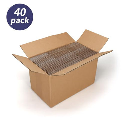 40 Pack Small Shipping Boxes 8X4X3 Inches - size: 8x4x3