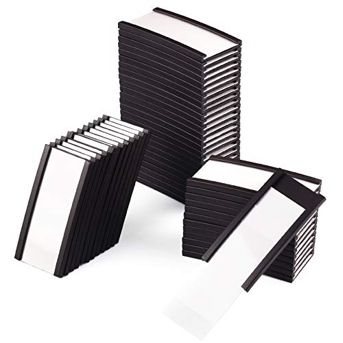 LLPT Magnetic Label Holder 2" x 1" 50 Packs C Channel, ROHS Certified NBR - size: 2" x 1" 50 Packs
