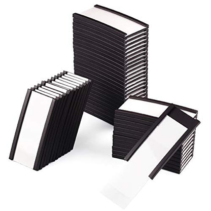 LLPT Magnetic Label Holder 2" x 1" 50 Packs C Channel, ROHS Certified NBR - size: 2" x 1" 50 Packs