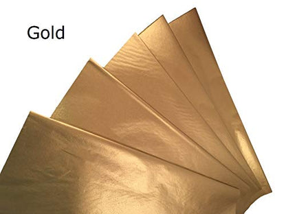 Tissue Paper for Gift Bags - 500 Sheets 14x20in Wrapping Paper, Gold - color: Gold, size: 500 Count, 14 x 20 in